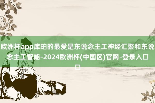欧洲杯app库珀的最爱是东说念主工神经汇聚和东说念主工智能-2024欧洲杯(中国区)官网-登录入口